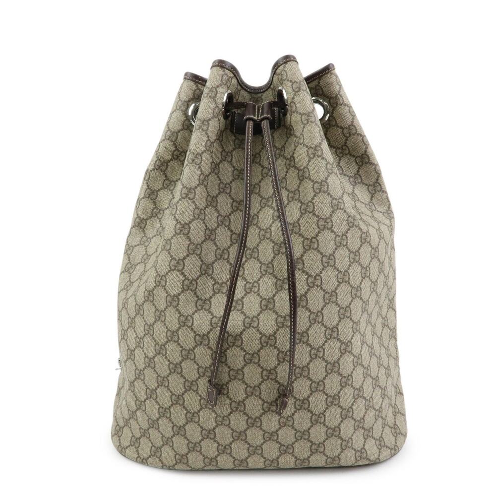 Gucci GG Supreme Bucket Bag Beige